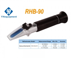 RHB-90 ATC Honey 58-90%Brix 38-43Be 12-27%Water optical refractometer