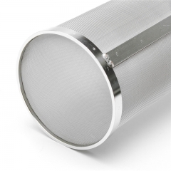 DHS-01 15*35CM Single handle Stainless Hop Spider for Brew Kettle Home Brew Beer Dry Hop Filter