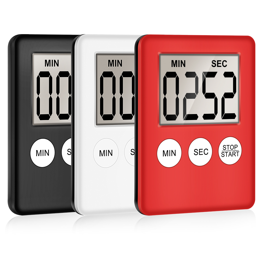 Large LCD Digital Kitchen Cooking Timer Count-Down Up Clock Loud Alarm
