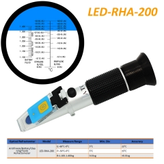 LED-RHA-200 ATC E -60C-0C  P -50C-0C  B:1.100-1.400sg  optical refractometer