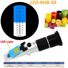 LED-RHB-50 ATC Brix 0-50% optical refractometer