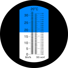 LED-RHB-32SG-1 ATC Beer 0-32% Brix WortSG:1.000-1.120 optical refractometer