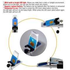 LED-RHS-40 ATC salinity 0-4% 1.000-1.030RI optical refractometer