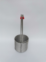 YHH-WC1524 Stainless Steel Coil Tube Immersion Wort Chiller Beer/Wine Cooler Home Beer Brew Heat Exchanger Food Grade 304 More Loop Chiller