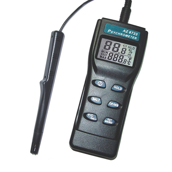 Portable Temperature Humidity with Remote Humidity Probe,Digital ...