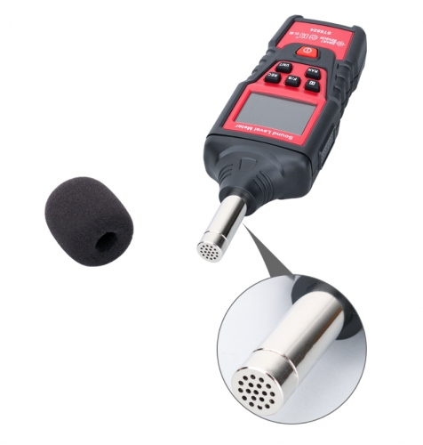 Digital Sound Level Noise Meter Decibel Detector Audio Tester Color LCD ...