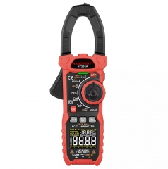 HT208A True RMS Digital Clamp Meter DC AC Current Voltage Ampere NCV Ohm Tester Clamp Multimeter