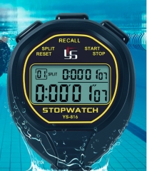 YS-816/8160 20/60 Memory Electronic Stopwatch Chronograph Sports Training Track