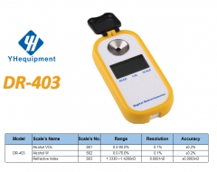 DR-403 Alcohol VOL/ Alcohol W / Refractive Index