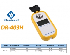 DR-403H Alcohol VOL/ Alcohol W/ Refractive Index