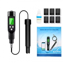 BLE-9100 Smart Disolved Oxygen Meter Bluetooth 0.0- 30.0mg/L Range Do Meter for Aquarium Fish Farm Culture