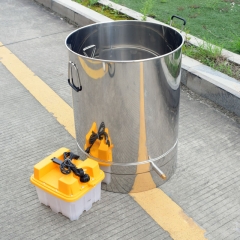 Beekeeping Equipment Stainless Steel Beeswax Melter Steam Wax Melter With Dampfmeister Steam Generator
