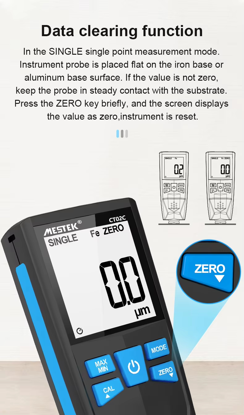 CT02C Usb Car Paint Film Coating Thickness Gauge Meter Tester ...
