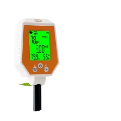 S-3000 6-in-1 High Accuracy Digital Hygrometer Soil Meter Tester Conductivity PH/Moisture/Air/Humidity/EC/Sunlight/Temperature