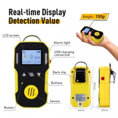 BH-90A High Precision Portable Single Gas Analyzer Gas Detector Used for Industry