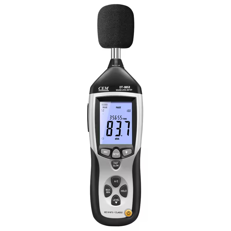 CEM DT-8852 Range 30-130 DB Digital Sound Level Meter with Data Logger ...