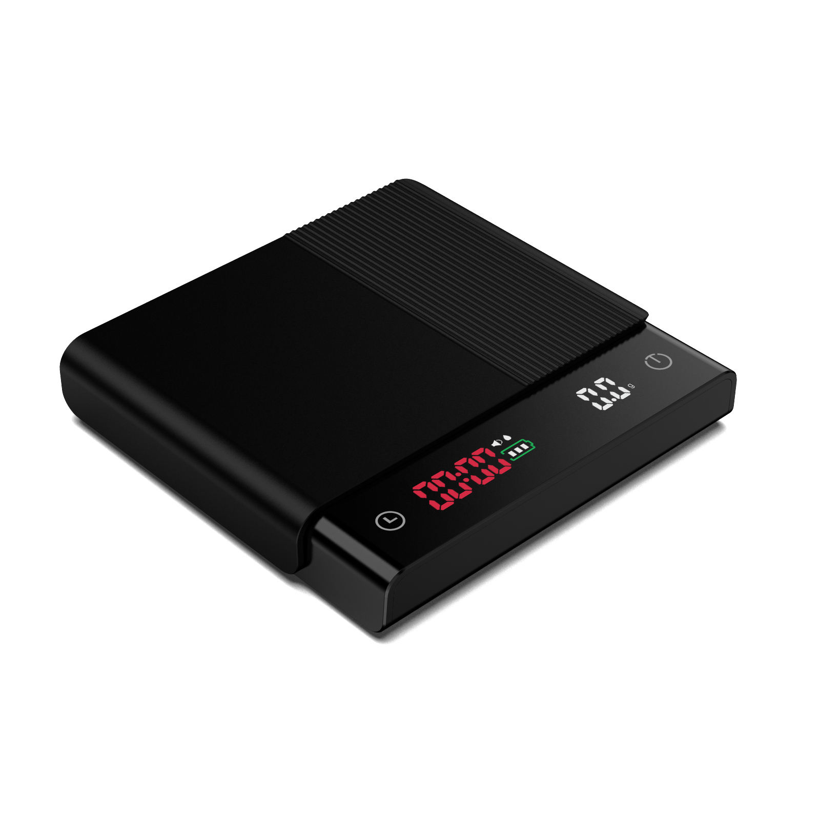 S012 2000g*0.1g Rechargeable Mini Coffee Digital Scale with Timer for ...
