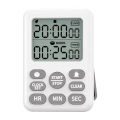 JS03 Timer Smart Magnetic Digital Kitchen Timer Digital Table Desk Clock Kids Study Pomodoro Desk Timer