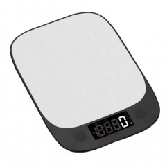 PT-2514 Digital Kitchen Scale 1kg/0.1g High Accuracy White LED Fast Food Weighing for Home Use Powered by Battery