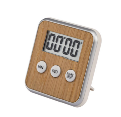 HX-8335 clock factory wooden digital timer count down lcd kitchen timer