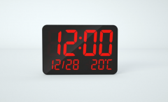 HX-9037 New Digital LED Table Clock Temperature Alarm Voice Wake Up