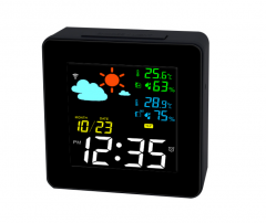 HX-2709C LCD Weather Station Alarm Clock Weather Forecast