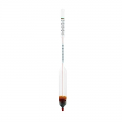 Two-in-one Meter 15-40% Milk Hydrometer WithThermometer for Easy Take Stable Glass Hydrometer