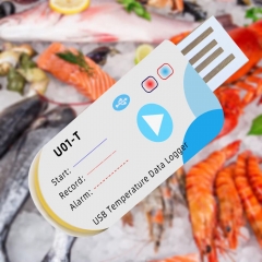 UT01 Waterproof Humidity Recorder Single Use USB Disposable Temperature Data Logger