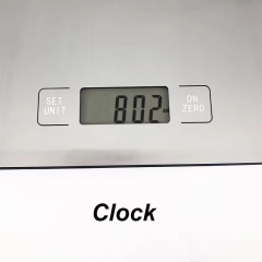 GL-K108S 15kg/1g Stainless Steel Digital Food Scale Kitchen Scale Clock ...