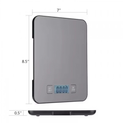 GL-K108S 15kg/1g Stainless Steel Digital Food Scale Kitchen Scale Clock ...