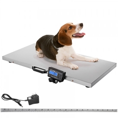 CRS-2126-60 60kg/0.02kg Stainless Steel Electronic Scale for Sheep Pet Animal Dog Blue Backlight LCD Display