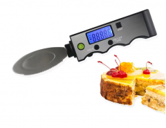 NS-S13 800g/0.1g New Stainless Steel Kitchen Scale Spoon Scale with Cutter for Cake Cut