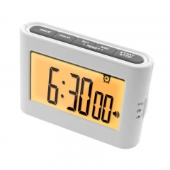 Hottest Promotion Clock Backlight Mute Vibration Alert Kids Student Desk Study Timer Clock Battery Power Orange Electronic