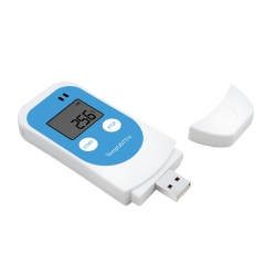 TempU07TH Cold Chain Multi Use Temperature and Humidity Recorder Tzone Digital Temp&RH Data Logger USB Generated Report