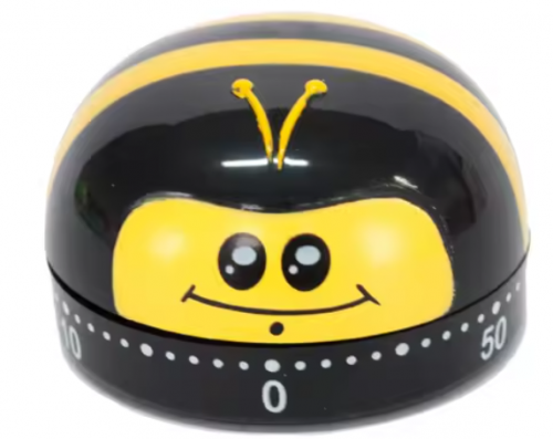 MT324 Cartoon Bee Mechanical Timer 60 Minute Countdown Funny Kitchen ...