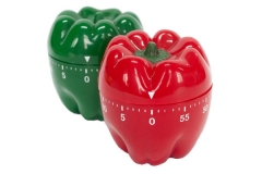 MT213 ABS Green Pepper Timer 60 Minute Count Down Mechanical Timer Manual Kitchen Timer