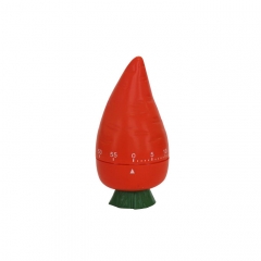 MT223 Novelty Carrot Shape Plastic Mechanical Kitchen Timer 60 Minute Countdown Eco-Friendly Household Reminder