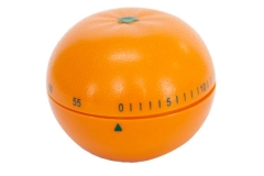 MT242 New Arrival Eco-Friendly Plastic Mechanical Apple Fruit Shape Timer Manually Operated 60 Minute Countdown Kitchen Timer