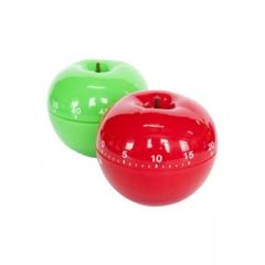 MT241 New Arrival Apple Shaped 60 Minute Mechanical Countdown Timer Rotary Kitchen Timer for Cooking