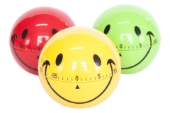 MT328 Smiling Face Timer 60 Minute Countdown Mechanical Manual Timer Rotating Timer for Cooking