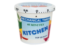 MT510 Portable Cheese Cup Shape Timer 60 Minute Countdown Mechanical Alert Timer for Cooking