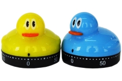 MT335 Little Duck Shaped Plastic Eco-Friendly 60-Minute Countdown Kitchen Mechanical Timer