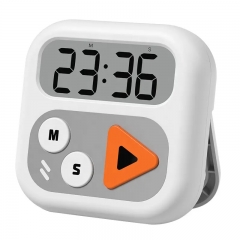 HX-2319 Mini Digital Kitchen Timer LCD Display Magnetic Countdown Countup Alarm Time Management for Kids Book Reading Classroom Cooking