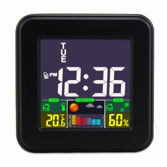 JM-H170DC Digital Indoor Thermometer Hygrometer Office Desk Tabletop Temperature Humidity Monitor with Comfort Indicator