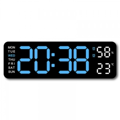 YD-5503 Hot-Selling Black Shell Large Font Alarm Clock Simple Multifunctional Clock Digital Digital Clocks