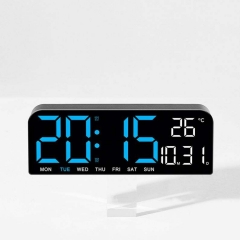 YD-0707 New Large Screen Alarm Clock, Simple LED Desktop Clock, Large Size Desk Clock Hung Clock