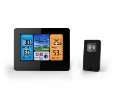 JS-3371-tuya TUYA Outdoor Wireless Digital Thermometer Hygrometer Temperature Monitor Smart Wifi Weather Forecast Weather Station for Home