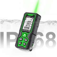 SW-WG50 50m IP68 Industrial LCD Handheld Laser Rangefinder 100m Digital Level Green Logo Customized Outdoor Distance Meter