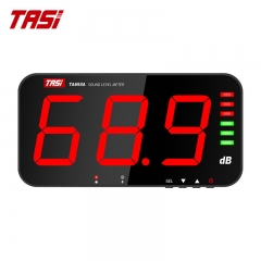 TASI TA653A Wall-Mounted Digital Sound Level Meter Indoor Noise Monitor IP65 Protection 1 Year 220V LED Display Built-in Sensor