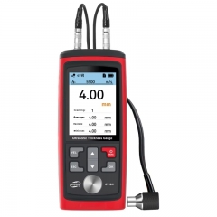 GT1201 1.00-300.0mm(steel) High Color Screen Ultrasonic Coating Thickness Gauge ABS Material Metal Glass Tester for 1.00-300.0mm Steel Range